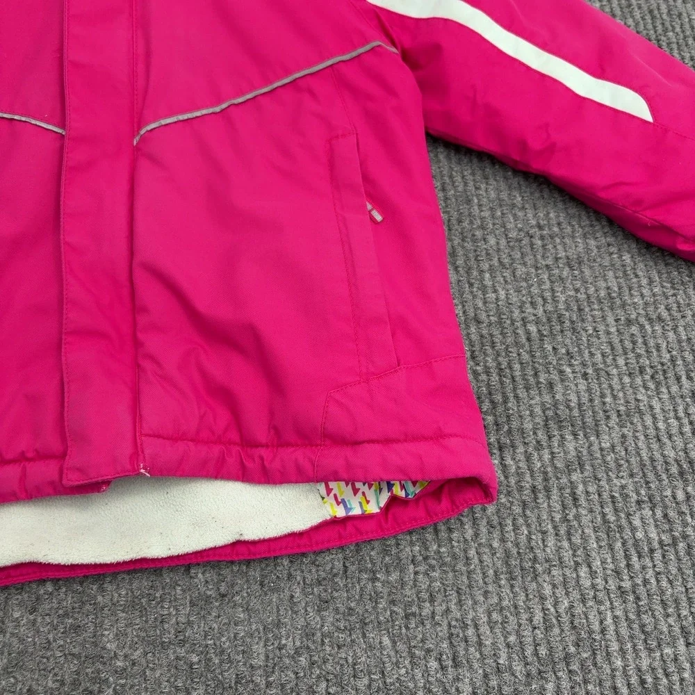Columbia Jacket Toddler 4T Pink Hooded Fleece Lined Winter Gorpcore Outdoor